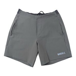 Nobull Men’s Shorts Gray Drawstring Lightweight Active Training Performance L